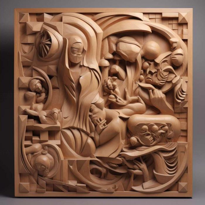 نموذج ثلاثي الأبعاد لآلة CNC 3D Art 